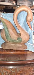 Sierlijke houten zwaan, Antiek en Kunst, Ophalen of Verzenden