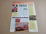 Artikel (uit oud tijdschrift) Volkswagen Golf 2 Rallye (1989, Verzenden