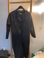 Vintage Leren Trenchcoat BERDOS, Kleding | Dames, Maat 38/40 (M), Zwart, Ophalen of Verzenden, Gedragen