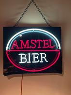 Amstel Bier Neon lichtreclame, Ophalen of Verzenden, Zo goed als nieuw, Lichtbak of (neon) lamp