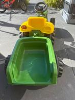 John Deere Tractor met Kar - Zo Goed Als Nieuw!, Kinderen en Baby's, Speelgoed | Buiten | Voertuigen en Loopfietsen, Ophalen, Zo goed als nieuw