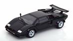 Lamborghini Countach LP 5000 S 1988 Zwart 1-24 Welly, Hobby en Vrije tijd, Modelauto's | 1:24, Nieuw, Welly, Ophalen of Verzenden