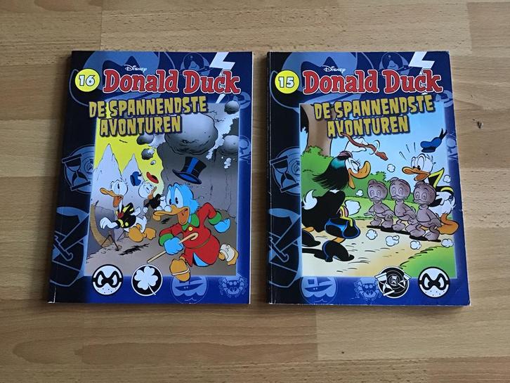 Donald Duck De spannendste avonturen deel 15 en 16, Boeken, Stripboeken, Zo goed als nieuw, Meerdere stripboeken, Ophalen of Verzenden