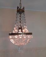 Antieke Zakkroonluchter, Huis en Inrichting, Lampen | Kroonluchters, Ophalen of Verzenden, Gebruikt, Glas