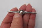Zilveren vintage broche nr.816, Sieraden, Tassen en Uiterlijk, Broches, 4 tot 7 cm, Verzenden, Zo goed als nieuw, Zilver