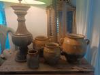 Antieke Franse aardewerk potten .diverse maten, Ophalen of Verzenden