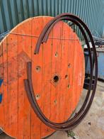 haspelblad met passend stalenrand 180cmx5cm, Ophalen, Zo goed als nieuw