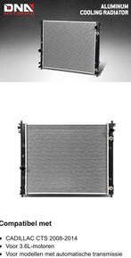 Nieuwe koelradiator aluminium Cadillac CTS 2008-2014, Ophalen of Verzenden, Nieuw, Cadillac