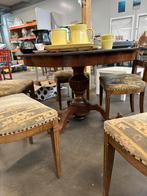 Antieke Stoelen Set biedemeier van 5 en eettafel, Ophalen