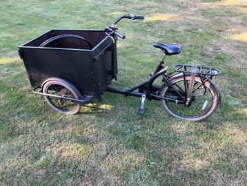 Nette bakfiets POPAL Black Edition. In goede staat!  beschikbaar voor biedingen