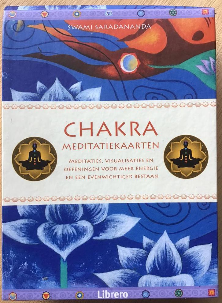 Chakra meditatiekaarten - Swami Saradananda - ZGAN, Boeken, Esoterie en Spiritualiteit, Zo goed als nieuw, Overige typen, Tarot of Kaarten leggen