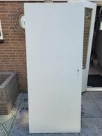 Linksdraaiende opdekdeur 83x201,6, Doe-het-zelf en Verbouw, Deuren en Horren, Ophalen, 80 tot 100 cm, Binnendeur, Zo goed als nieuw