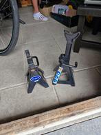 Krik 2.5T + Steunen 3T - Set, Auto diversen, Krikken, Ophalen of Verzenden, Gebruikt, Hydraulisch, Garagekrik