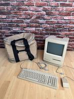Vintage Apple Macintosh Classic – Werkend + Originele Tas, Computers en Software, Vintage Computers, Ophalen, Apple