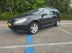 Peugeot 307 2.0 16V SW 2004 Zwart 7 persoons, Auto's, Peugeot, Voorwielaandrijving, Zwart, 4 cilinders, 715 kg