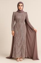 Abiye / Galajurk / Avondjurk Maat 42 1x gedrage, Kleding | Dames, Galajurk, Overige kleuren, Maat 42/44 (L), Nieuw