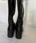 Zwarte leren overknee laarzen – smalle schacht, maat 35, Kleding | Dames, Schoenen, Hoge laarzen, Zwart, Nieuw, Ophalen of Verzenden