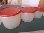 tupperware voorraaddozen rond, Ophalen of Verzenden, Gebruikt, Rood, Bak of Kom