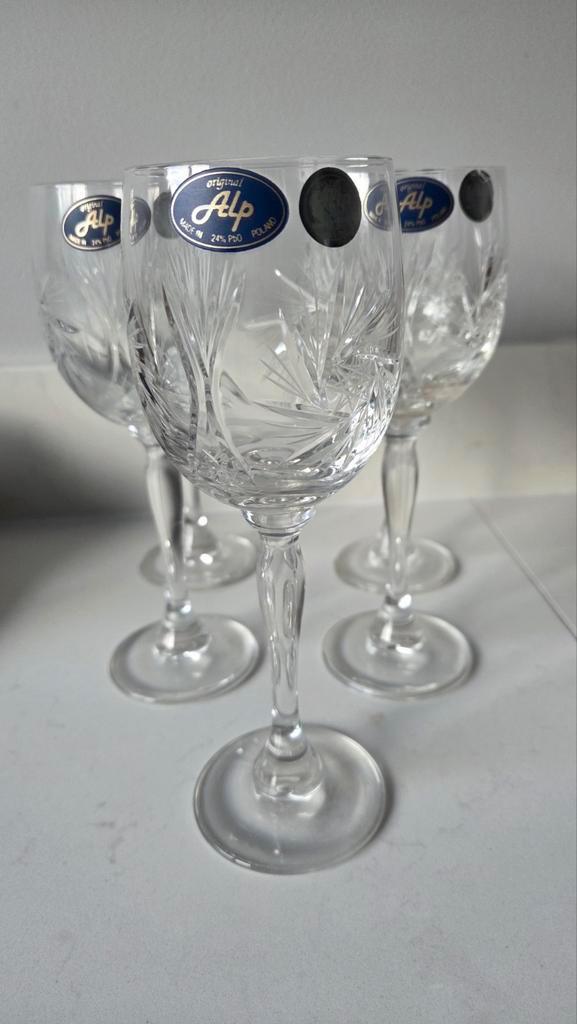 Bohemia Crystalen ALP Polen - Loodkristal Glazen, Antiek en Kunst, Antiek | Glas en Kristal, Ophalen of Verzenden