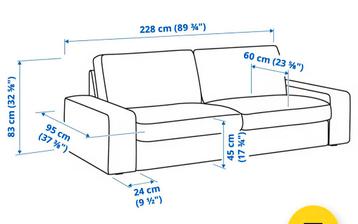 3zits kivik ikea bank - afbeelding 7