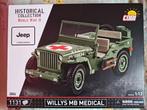 COBI willys mb medical  jeep, Hobby en Vrije tijd, Modelbouw | Auto's en Voertuigen, Overige merken, Auto, Groter dan 1:32, Nieuw