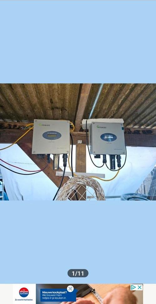 Growatt omvormers, Doe-het-zelf en Verbouw, Overige Doe-het-zelf en Verbouw, Gebruikt, Ophalen of Verzenden