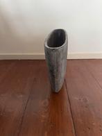Ovale vaas/pot - 58x10x30 cm, Huis en Inrichting, Woonaccessoires | Vazen, Ophalen, Steen, Gebruikt, Overige kleuren