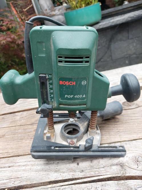 Bosch POF 400 A Bovenfreesmachine, Doe-het-zelf en Verbouw, Gereedschap | Freesmachines, Gebruikt, Elektrisch, Bovenfrees, Ophalen of Verzenden