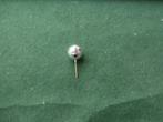 50 zilver kleurige glimmende kerstballen op stok 12 cm, Ophalen of Verzenden, Zo goed als nieuw