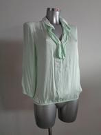 Repeat pastelgroene zijden blouse, maat S/M nieuw, Repeat, Ophalen of Verzenden, Nieuw, Maat 38/40 (M)