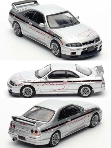 Nissan Skyline GT-R N1 (R33) van Inno64 1/64 Mine's silver beschikbaar voor biedingen