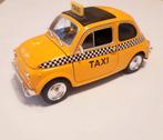 Welly Fiat 500 Nuova Taxi 1:34, Verzenden, Zo goed als nieuw, Auto