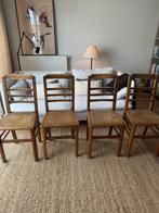 Franse eetkamerstoelen, Huis en Inrichting, Stoelen, Ophalen, Gebruikt, Vier, Hout
