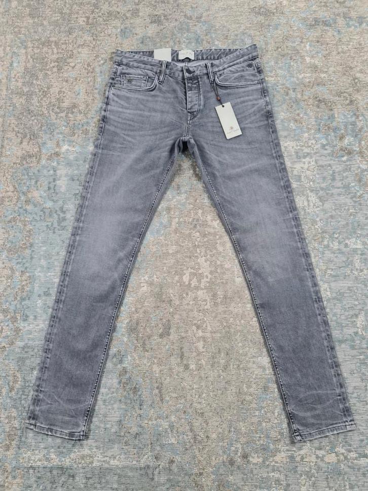 Cast Iron Riser W33 L34 NIEUW Slim STRETCH Bronno3334 Grijs, Kleding | Heren, Spijkerbroeken en Jeans, Nieuw, W33 - W34 (confectie 48/50)