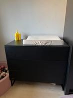 Commode kidsmill modular zwart 3 lade, Kinderen en Baby's, Kinderkamer | Commodes en Kasten, Ophalen, Gebruikt, 50 tot 70 cm, 100 cm of meer