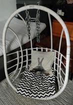 Witte rotan schommelstoel van Sissy-Boy., Ophalen, Gebruikt, Wit, Eén