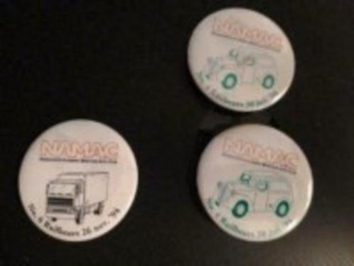 NAMAC buttons, Verzamelen, Speldjes, Pins en Buttons, Zo goed als nieuw, Button, Overige onderwerpen, Ophalen of Verzenden
