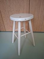 vintage kruk plantentafel retro krukje brocante oude verf, Ophalen of Verzenden, Gebruikt, Hout