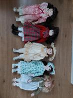 5 sierpoppen porselein, Verzamelen, Poppen, Ophalen of Verzenden, Gebruikt, Pop