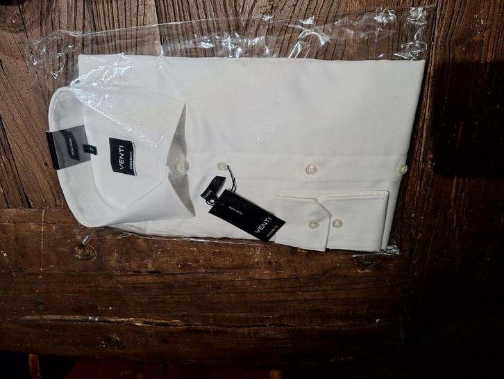 Overhemd Ivoor bruiloft, Kleding | Heren, Overhemden, Nieuw, Halswijdte 41/42 (L), Ophalen of Verzenden
