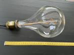 Lamp mondgeblazen , messing fitting, Ophalen of Verzenden, Zo goed als nieuw, E27 (groot), Overige typen