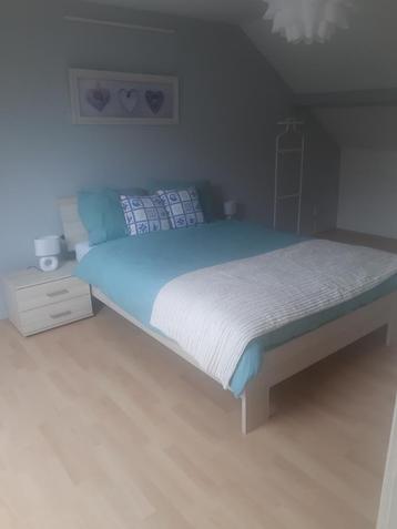ACTIE! Complete slaapkamer; bed nachtkastjes kledingkast