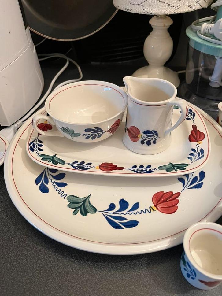 Boerenbond servies, Antiek en Kunst, Antiek | Servies compleet, Ophalen of Verzenden