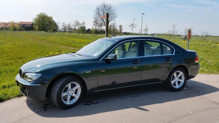 BMW 7-Serie 4.8 I 750 AUT 2006 Groen, Auto's, BMW, Particulier, 7-Serie, ABS, Adaptieve lichten, Airbags, Airconditioning, Alarm