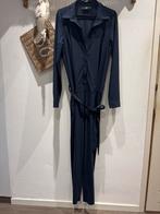 Donkerblauw travel jumpsuit mooij M, Ophalen, Zo goed als nieuw, Blauw