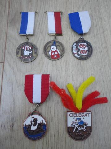 Diverse carnavals medailles Breda Kielegat BCV beschikbaar voor biedingen