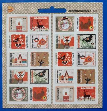 Decemberzegels 2011 - 20 zegels NVPH 2887-2896 Postnl  beschikbaar voor biedingen