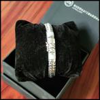 Ben XS Stone Blue Agate Buddha to Buddha armband maat D+/E, Ophalen of Verzenden, Zo goed als nieuw, Zilver, Zilver