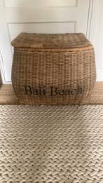 XXL mand Boho/ Ibiza, Ophalen, Gebruikt, Rond, Riet