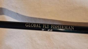 Gobal Fly Fishing Vliegenhengel 9F #5/6 4 delig beschikbaar voor biedingen